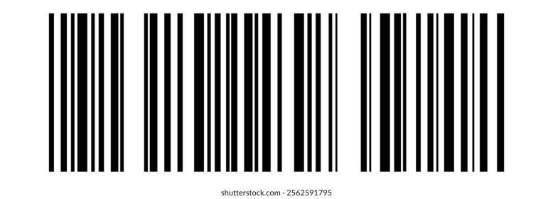 Bar code. Barcode illustration. Editable color. isolated on white background. vector illustration. EPS 10