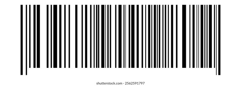 Bar code. Barcode illustration. Editable color. isolated on white background. vector illustration. EPS 10