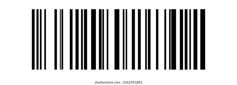 Bar code. Barcode illustration. Editable color. isolated on white background. vector illustration. EPS 10