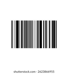 Bar code, barcode vector template vector illustration isolated on white background