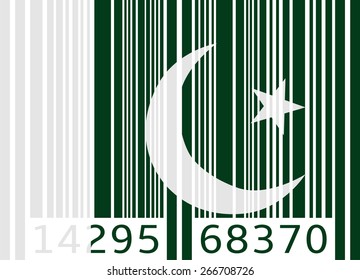 bar code flag pakistan