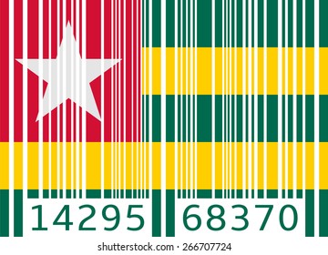 bar code flag togo