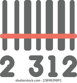 Bar Code Flat web icons creative process Vector Illustration