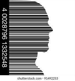 Bar code head.