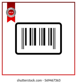 Similar Images, Stock Photos & Vectors of Barcode icon. Internet button
