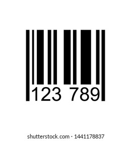 Bar code icon design trendy vector illustration.