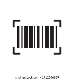 Bar code Icon Design Vector Template Illustration