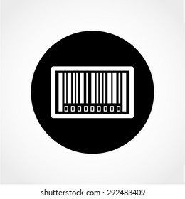 Bar code Icon Isolated on White Background