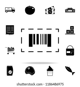 bar code icon. market icons universal set for web and mobile