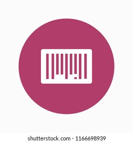bar code icon vector