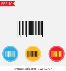 Bar code icon Vector.