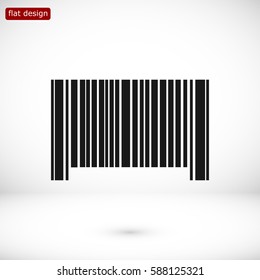 Bar code icon, vector best flat icon EPS 10