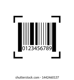 bar code icon vector design template