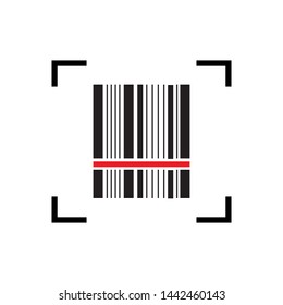 bar code icon vector design template