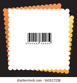 Bar code  icon. Vector design. 