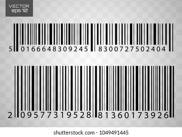 Bar code icon vector illustration.