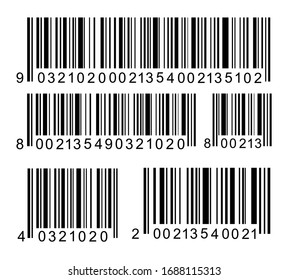 Bar code icon. Vector illustration.