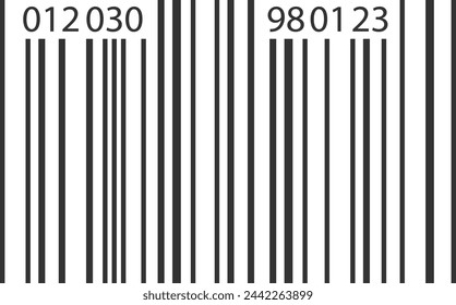 Bar Code Icon Vector Illustration