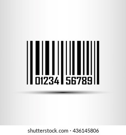  bar code icon vector illustration eps10