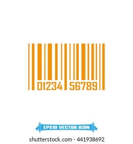  bar code icon vector illustration eps10