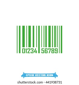  bar code icon vector illustration eps10