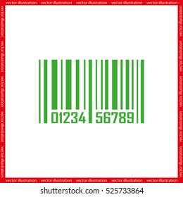  bar code, icon vector illustration eps10.