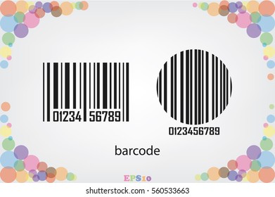  bar code, icon vector illustration.