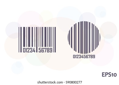  bar code, icon vector illustration.