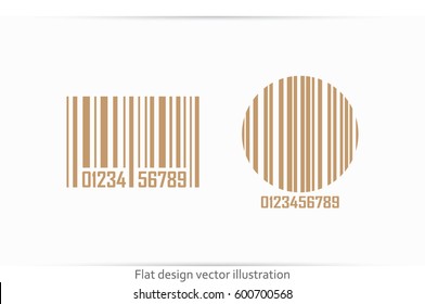  bar code, icon vector illustration eps10