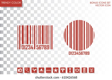  bar code, icon vector illustration eps10