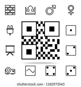 bar code icon. web icons universal set for web and mobile