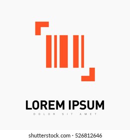 bar code isolated minimal single flat icon. Shopping line vector icon for websites and mobile minimalistic flat design.