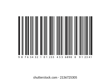 bar code line vector illustration design. bar code template icon for the sale of goods or the identity of the goods. barcode to scan