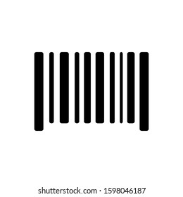 Bar code outline icon. Symbol, logo illustration for mobile concept and web design.