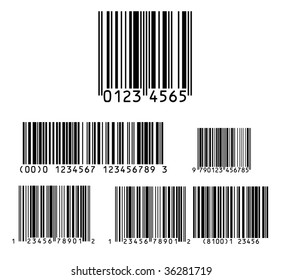 Bar code pack vector