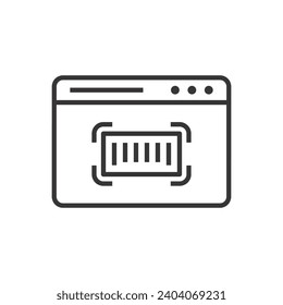 Bar Code Scan Icon Sign Symbol