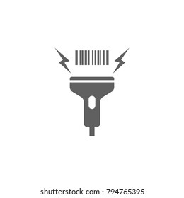 Bar code scan icon vector