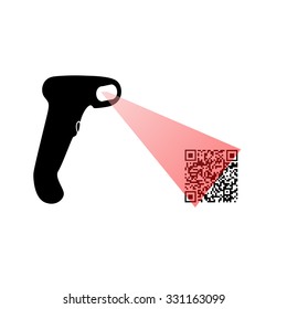  Bar code scanner icon. 