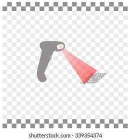 Bar code scanner icon.