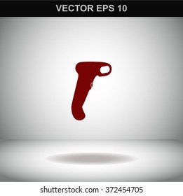 Bar code scanner icon.