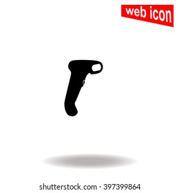 Bar code scanner icon. 