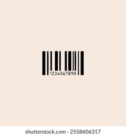 Bar code scanner icon flat vector design.