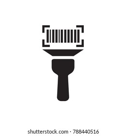 bar code scanner icon illustration isolated vector sign symbol