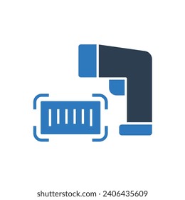 Bar Code Scanner Icon Sign Symbol