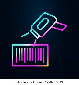 Bar code scanner, mall nolan icon. Simple thin line, outline vector of mall icons for ui and ux, website or mobile application