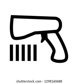 bar code scanner trendy favorites icon vector