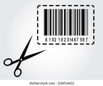 bar code with scissors