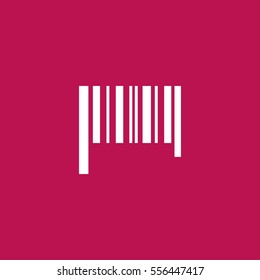 bar code simple icon illustration vector, for web and mobile design.