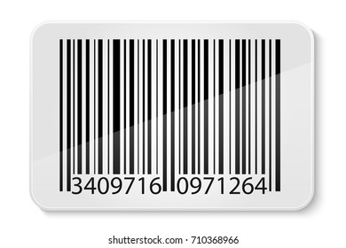 Realistic Barcode Icon Isolated Modern Simple Stock Vector (Royalty ...