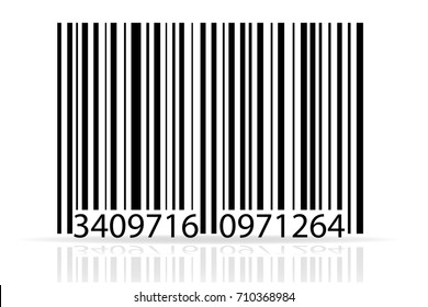 bar code stock vector illustration isolated on white background